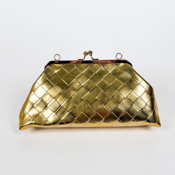 Verano Hill Valentina Cross Chained Crossbody Bag – Gold - Picture 3 of 6